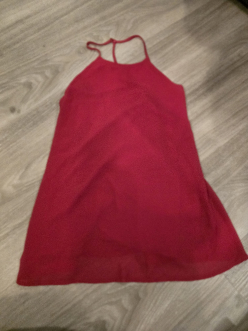Trouvé Red Sleeveless Halter Neck Blouse
